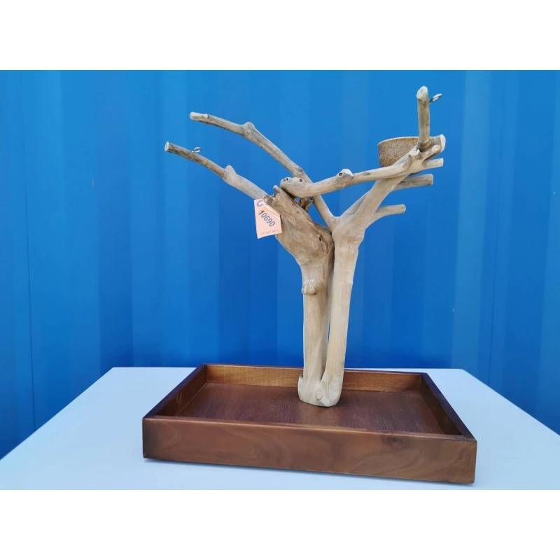 Aire De Jeux En Bois De Java Avec Socle - Small - Back Zoo Nature 4 Aire De Jeux En Bois De Java Avec Socle - Small - Back Zoo Nature – Image 4