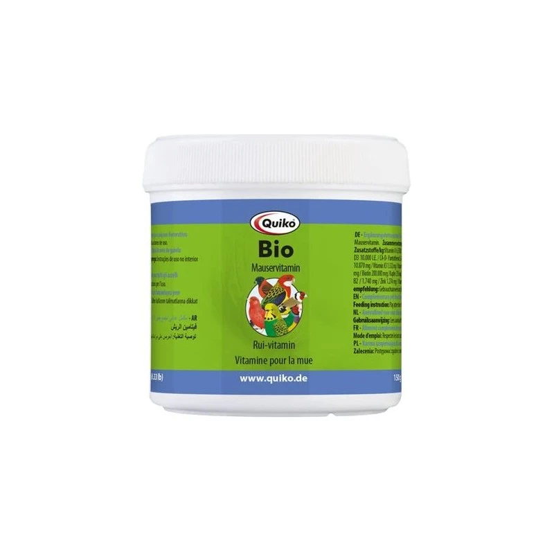 Bio, Vitamines Pour La Mue 150gr - Quiko 2 Bio, Vitamines Pour La Mue 150gr - Quiko – Image 2