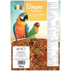 Bravo Fruit-Mix Grossier Pour Perruches Et Perroquets En Sac 25kg - Bird-X