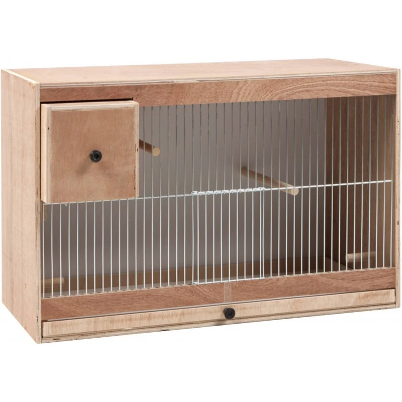 Cage D'élevage En Bois Pour Inséparables Avec Nid 60x40x30cm 1 Cage D'élevage En Bois Pour Inséparables Avec Nid 60x40x30cm