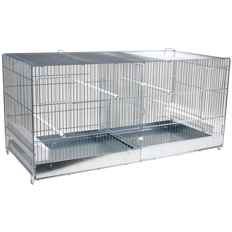 Cage Domus Molinari Métal 2 Compartiments 90x40x45cm 1 Cage Domus Molinari Métal 2 Compartiments 90x40x45cm