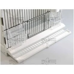Cage Exposition Plastique 36x17x30cm - 2G-R -Oiseau Soldes Boutique cage exposition plastique 36x17x30cm 2g r art 315fn3 2g r cage de preparation avec facade noire 1 porte centrale avec ressort et 2