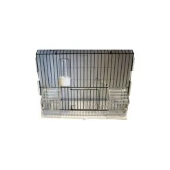 Cage Exposition Plastique 36x17x30cm - 2G-R -Oiseau Soldes Boutique cage exposition plastique 36x17x30cm 2g r art 315fn3 2g r cage de preparation avec facade noire 1 porte centrale avec ressort et 5