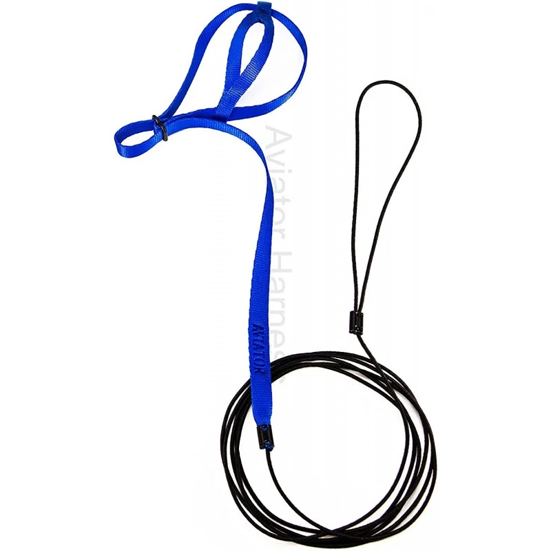 Harnais Pour Perroquet AVIATOR Mini Bleu 2 Harnais Pour Perroquet AVIATOR Mini Bleu – Image 2