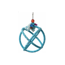 Jouets Pour Oiseaux Boule De Corde S/Bleu