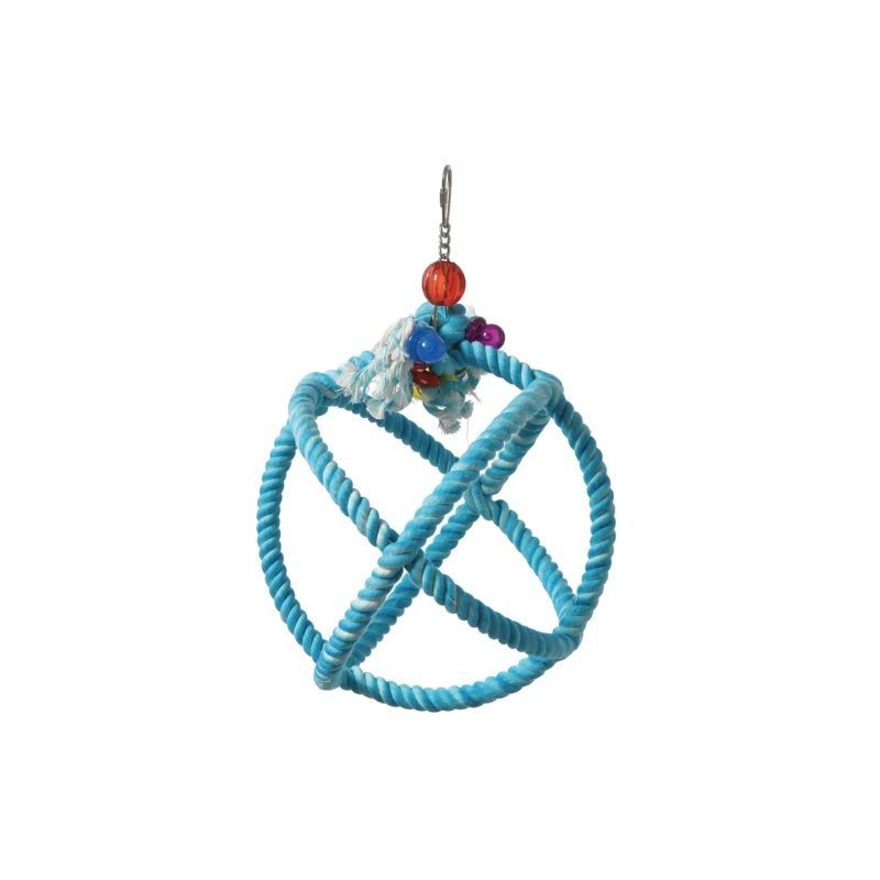 Jouets Pour Oiseaux Boule De Corde S/Bleu 1 Jouets Pour Oiseaux Boule De Corde S/Bleu