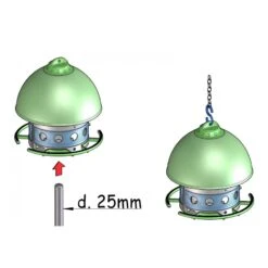 Mangeoire Extérieure Space GARDEN - Modèle Vert - S.T.A. Soluzioni 6 Mangeoire Extérieure Space GARDEN - Modèle Vert - S.T.A. Soluzioni -Oiseau Soldes Boutique mangeoire exterieure space garden modele vert sta soluzioni m057verde sta soluzioni space garden est une mangeoire exterieure qu 2