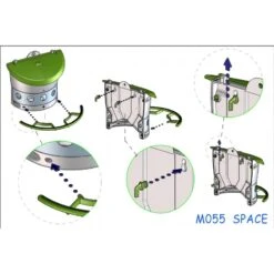 Mangeoire SPACE Bird Feeder - S.T.A. Soluzioni 8 Mangeoire SPACE Bird Feeder - S.T.A. Soluzioni -Oiseau Soldes Boutique mangeoire space bird feeder sta soluzioni m055 sta soluzioni nouveau modele de mangeoire revolutionnaire 1 ouverture facileinser 3