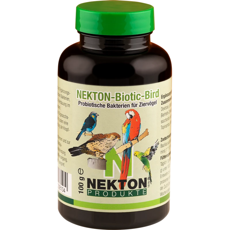 Nekton-Biotic-Bird 100gr - Supplément De Probiotiques Pour Oiseaux - Nekton 1 Nekton-Biotic-Bird 100gr - Supplément De Probiotiques Pour Oiseaux - Nekton
