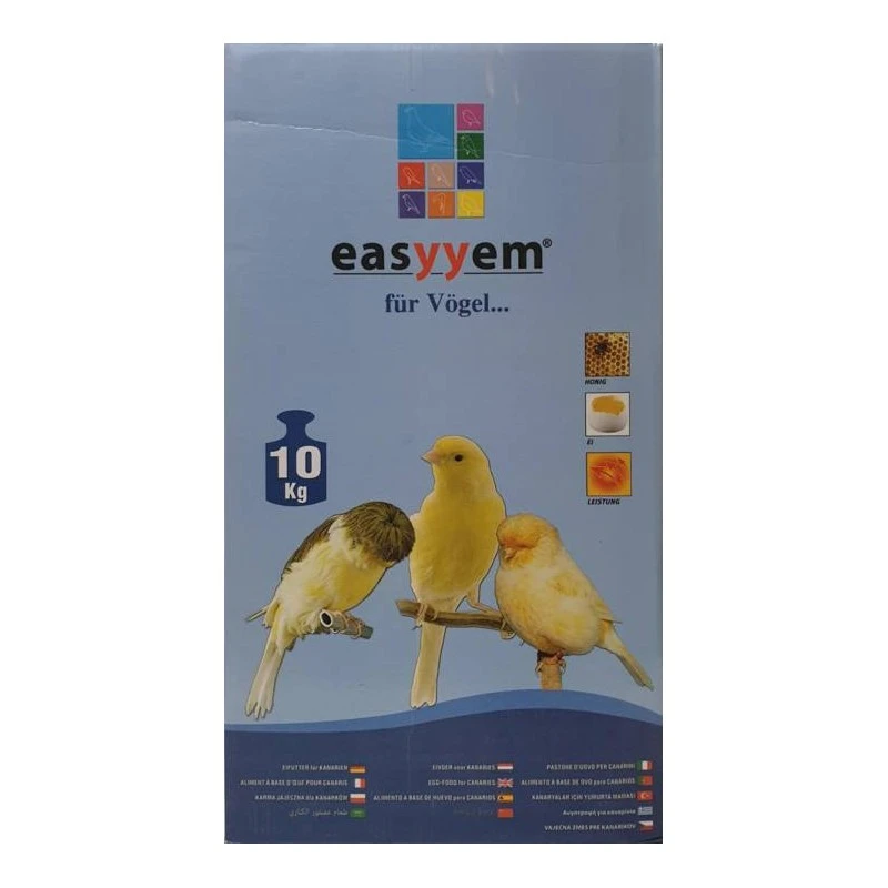 Patée Aux Oeufs Pour Canaris 10kg - Easyyem 1 Patée Aux Oeufs Pour Canaris 10kg - Easyyem