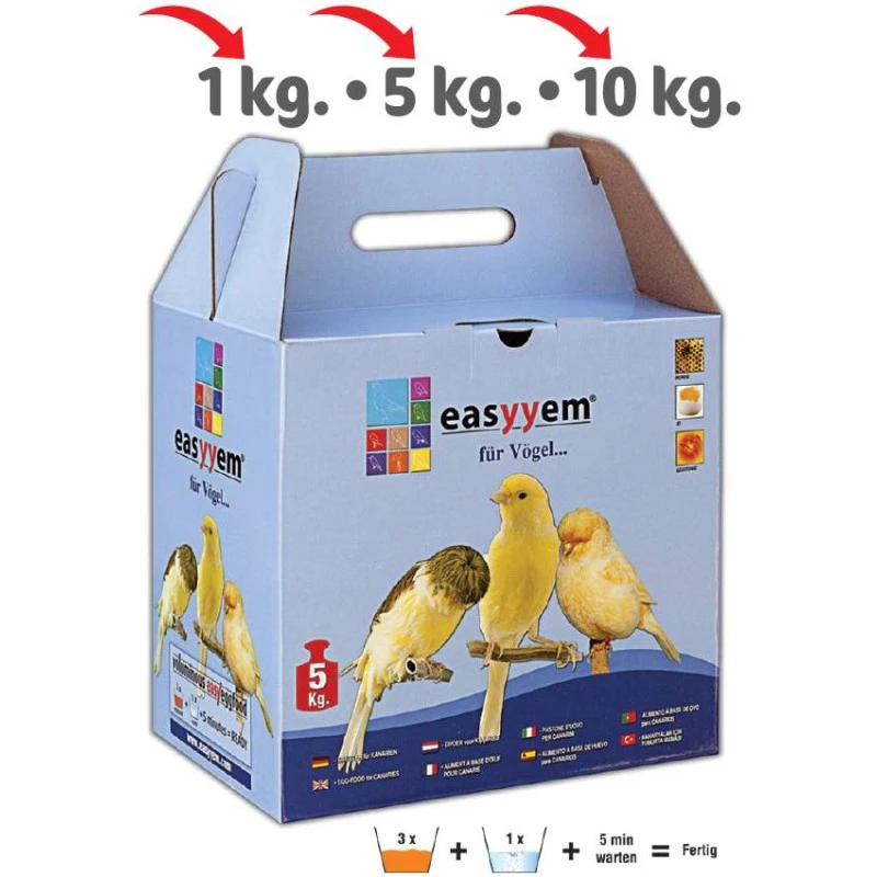 Patée Aux Oeufs Pour Canaris 5kg - Easyyem 1 Patée Aux Oeufs Pour Canaris 5kg - Easyyem