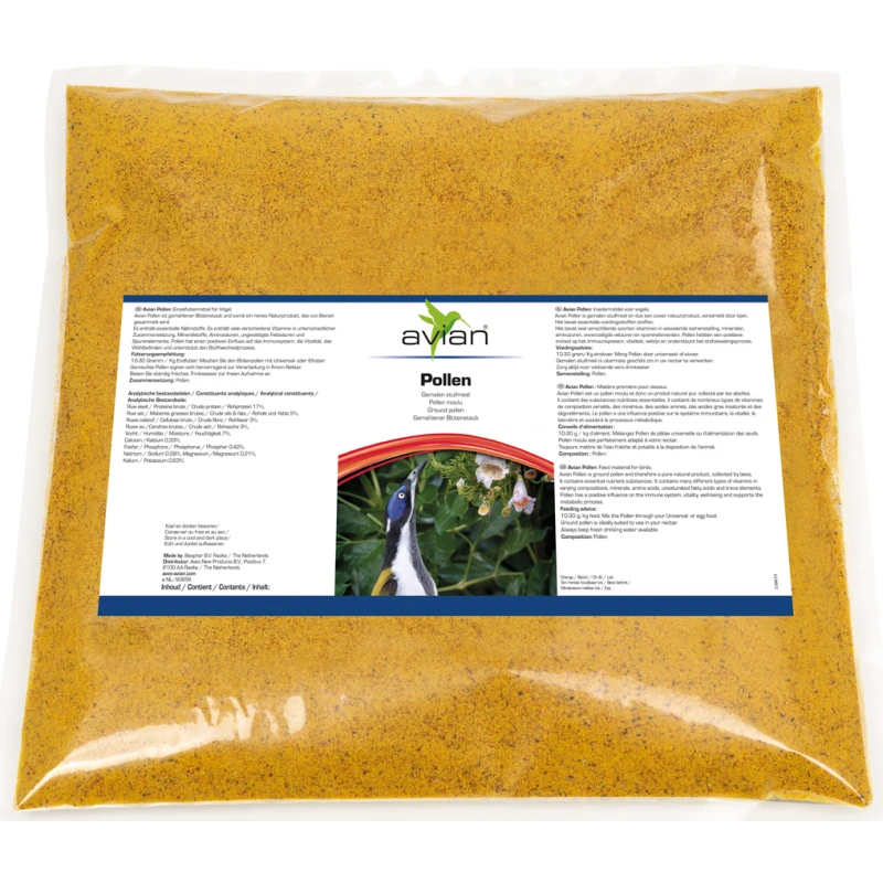 Stuifmeel Gemalen / Beepollen 500gr - Avian 1 Stuifmeel Gemalen / Beepollen 500gr - Avian